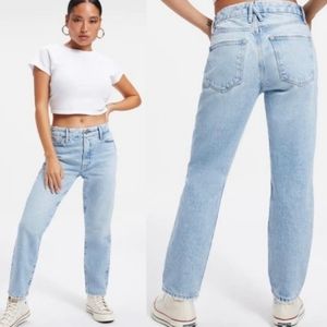 GOOD AMERICAN GIRLFRIEND HIGH WAIST JEANS